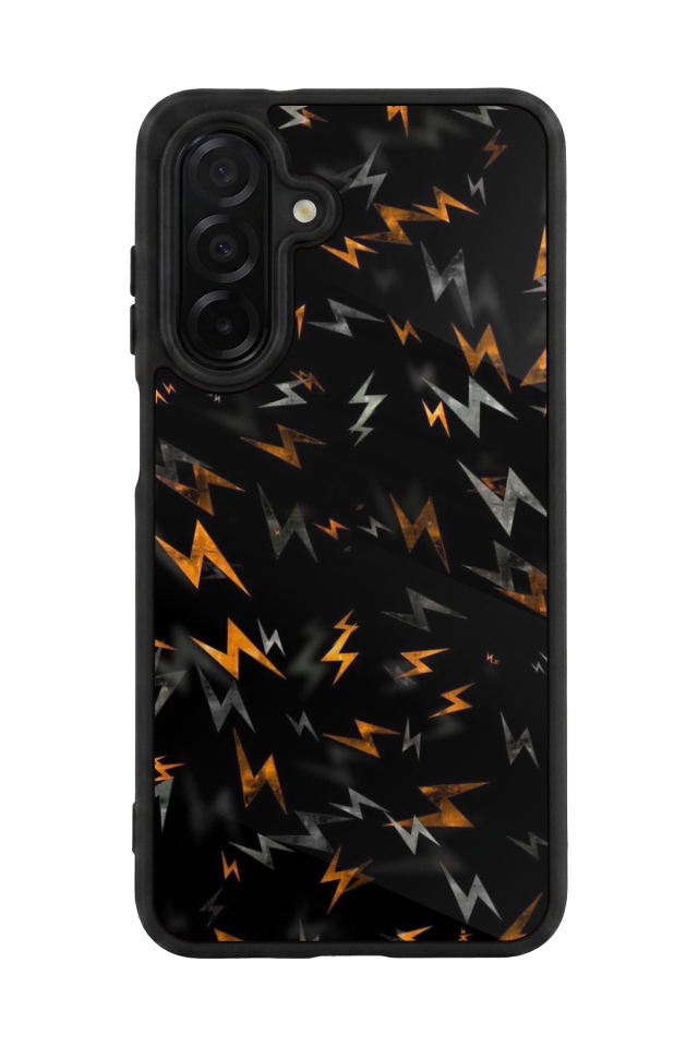 Samsung Galaxy A56 Uyumlu Simsek Tasarımlı Glossy Premium Kılıf