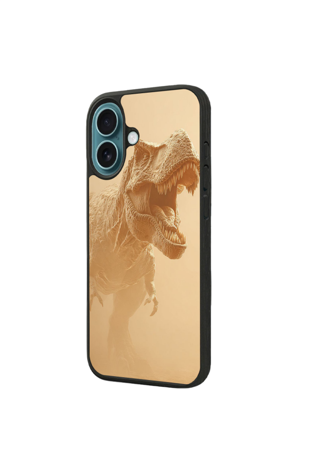 iPhone 16 Uyumlu Dinazor Tasarımlı Glossy Premium Kılıf