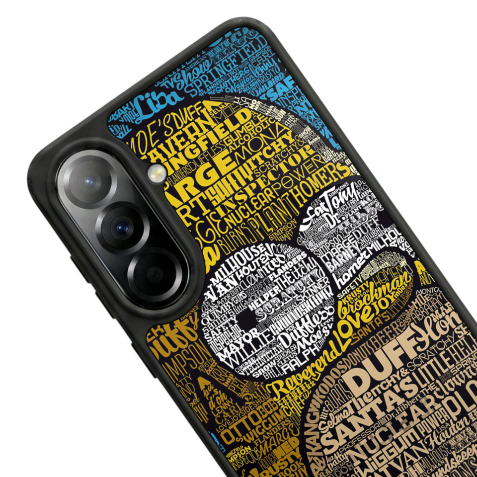 Samsung Galaxy A57 Uyumlu The Simpsons Tasarımlı Glossy Premium Kılıf