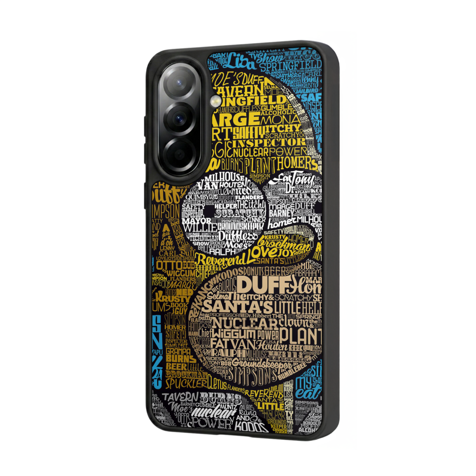 Samsung Galaxy A57 Uyumlu The Simpsons Tasarımlı Glossy Premium Kılıf