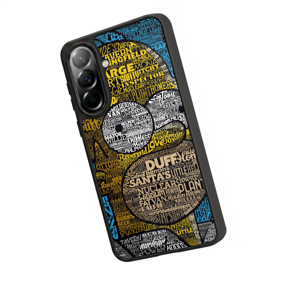 Samsung Galaxy A57 Uyumlu The Simpsons Tasarımlı Glossy Premium Kılıf
