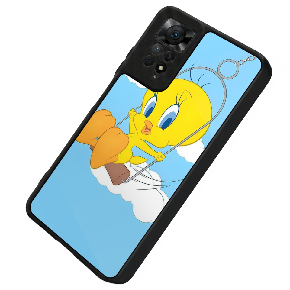 Xiaomi Redmi Note 11 Pro Uyumlu Tweety Tasarımlı Glossy Premium Kılıf