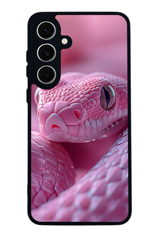 Samsung Galaxy A16 Uyumlu Yılan Tasarımlı Glossy Premium Kılıf