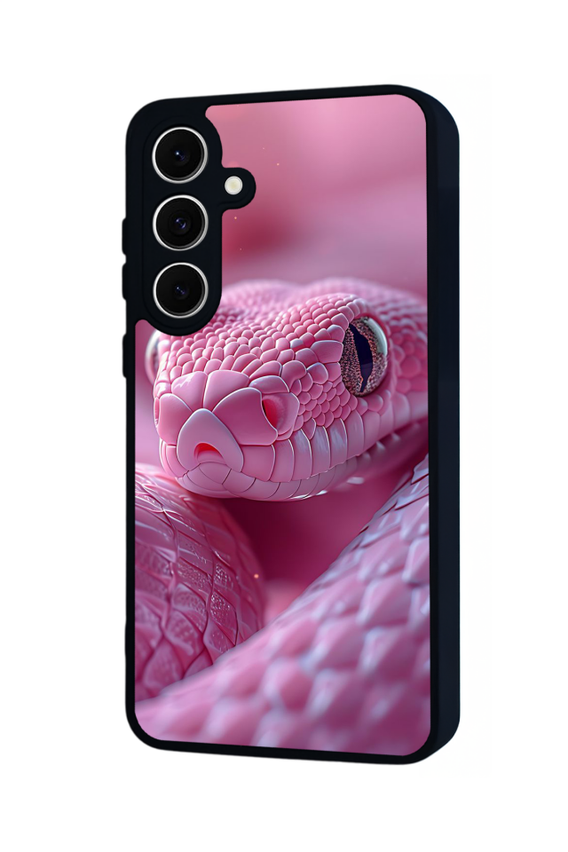 Samsung Galaxy A16 Uyumlu Yılan Tasarımlı Glossy Premium Kılıf