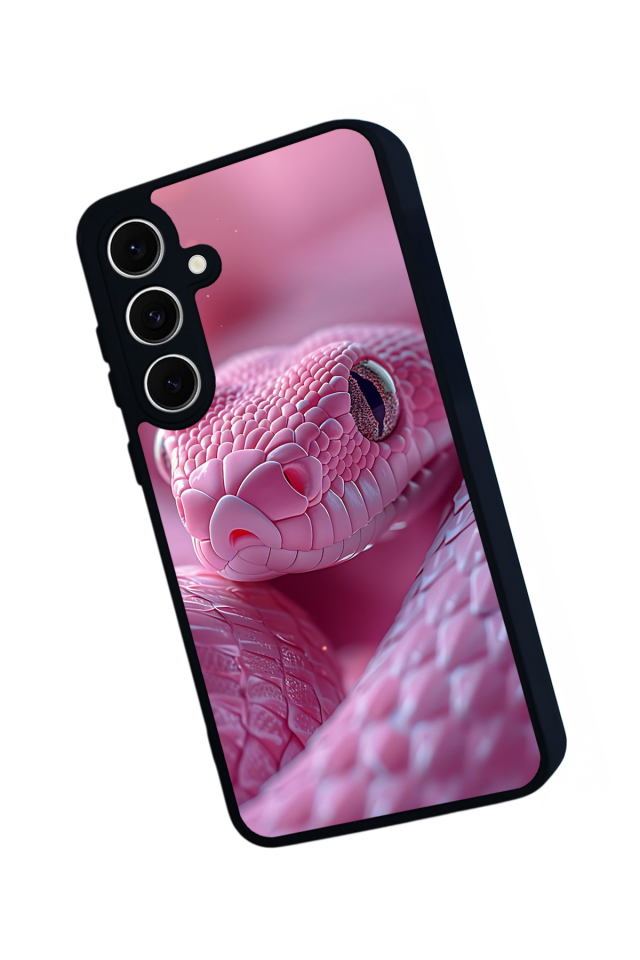 Samsung Galaxy A16 Uyumlu Yılan Tasarımlı Glossy Premium Kılıf