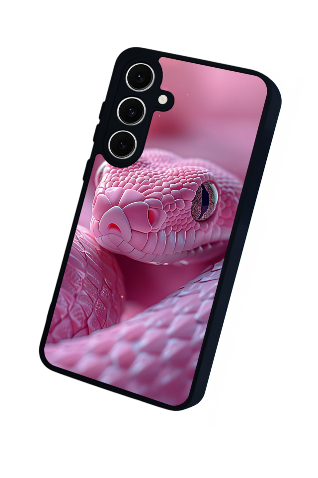 Samsung Galaxy A16 Uyumlu Yılan Tasarımlı Glossy Premium Kılıf