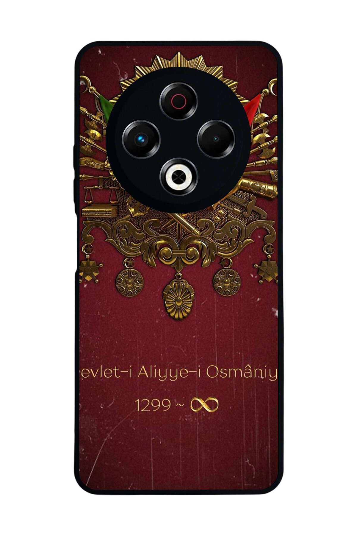 Tecno Spark 30 Uyumlu OsmanliTugrasi Tasarımlı Glossy Premium Kılıf