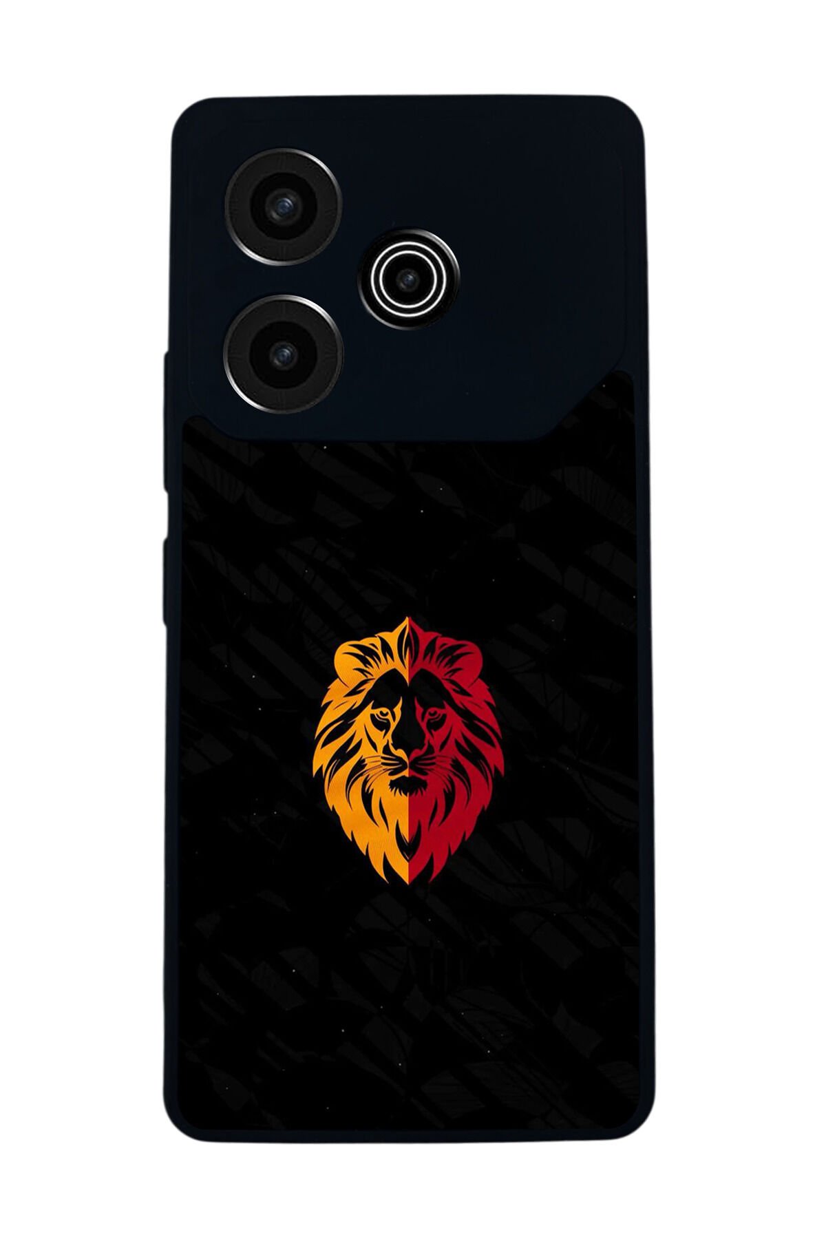 Tecno Pova 6 Uyumlu Aslan Tasarımlı Glossy Premium Kılıf