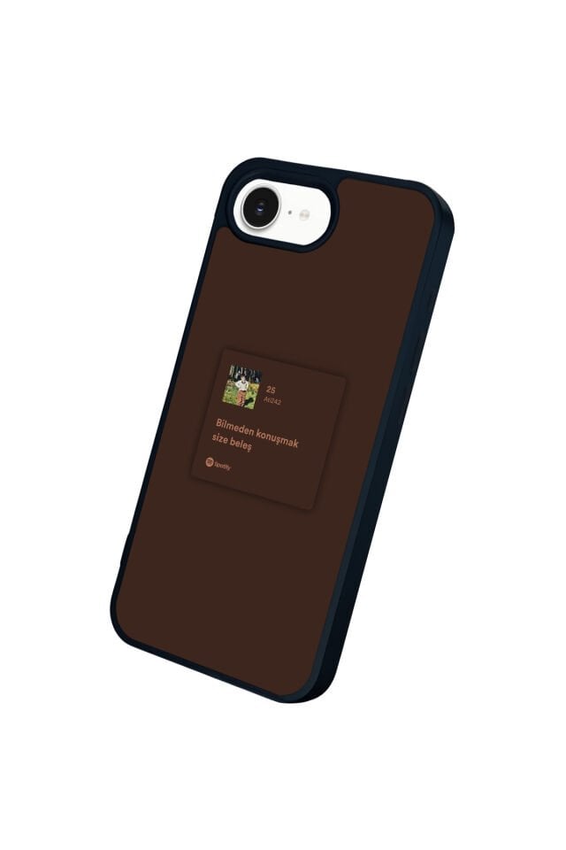 iPhone 16E Uyumlu Sarki Sozleri Tasarımlı Glossy Premium Kılıf