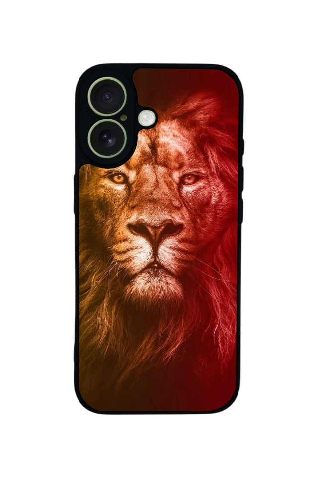 iPhone 17 Uyumlu Aslan Tasarımlı Glossy Premium Kılıf
