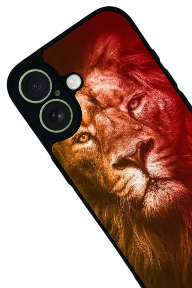 iPhone 17 Uyumlu Aslan Tasarımlı Glossy Premium Kılıf