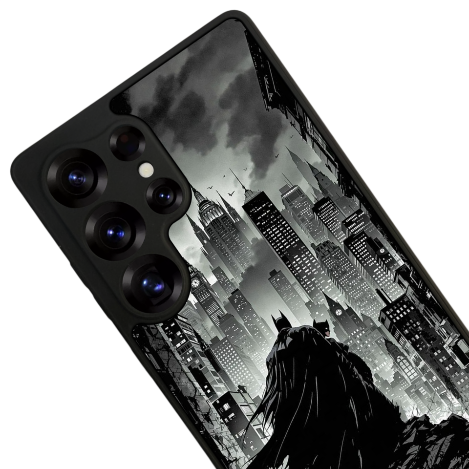 Samsung Galaxy S25 Ultra Uyumlu Batman Tasarımlı Glossy Premium Kılıf