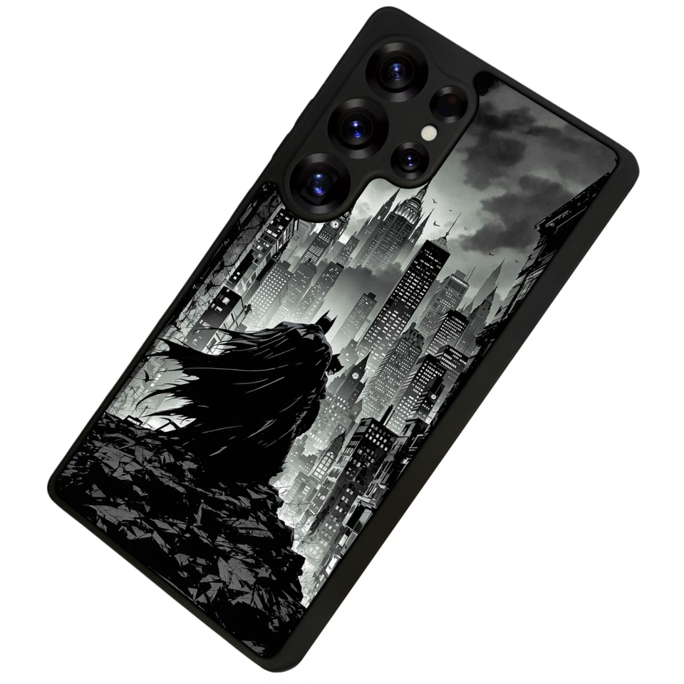 Samsung Galaxy S25 Ultra Uyumlu Batman Tasarımlı Glossy Premium Kılıf