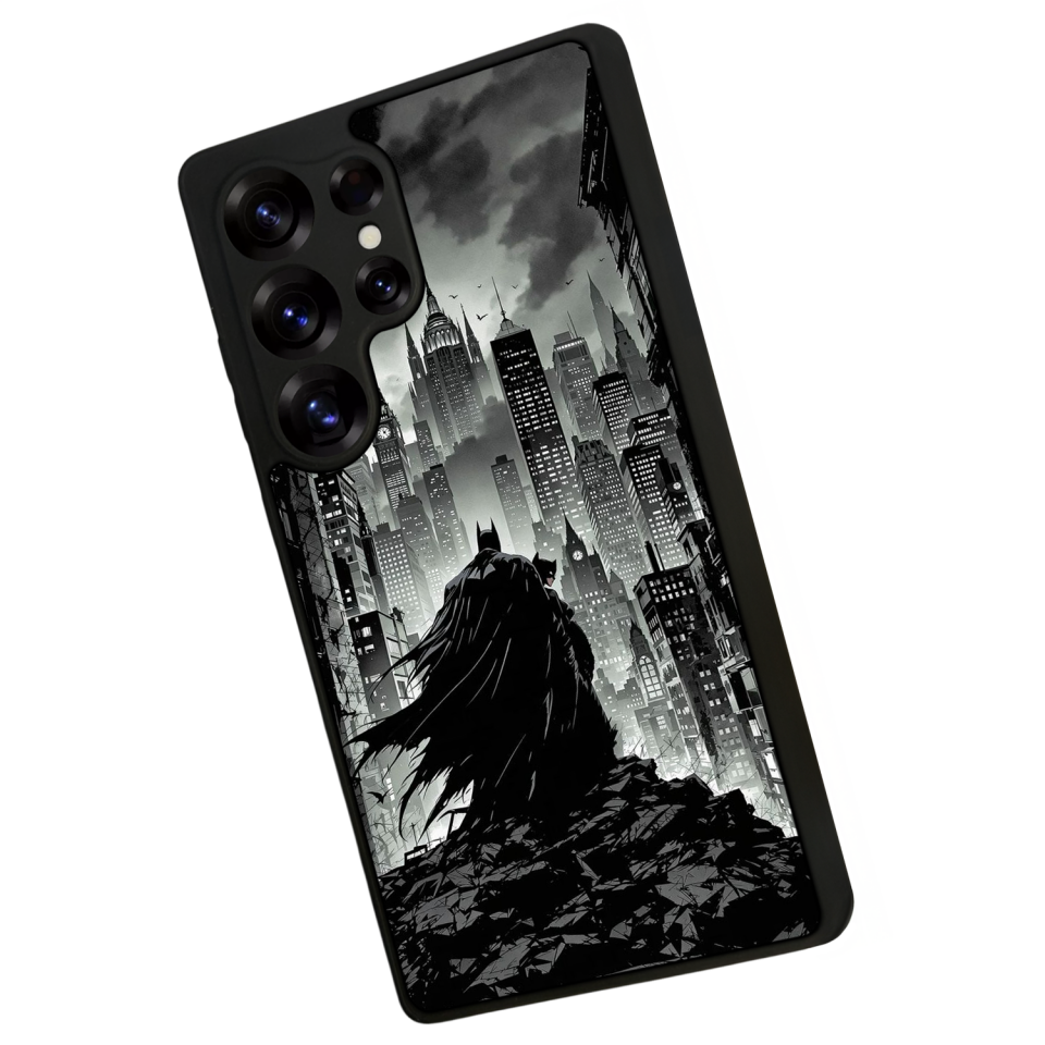 Samsung Galaxy S25 Ultra Uyumlu Batman Tasarımlı Glossy Premium Kılıf