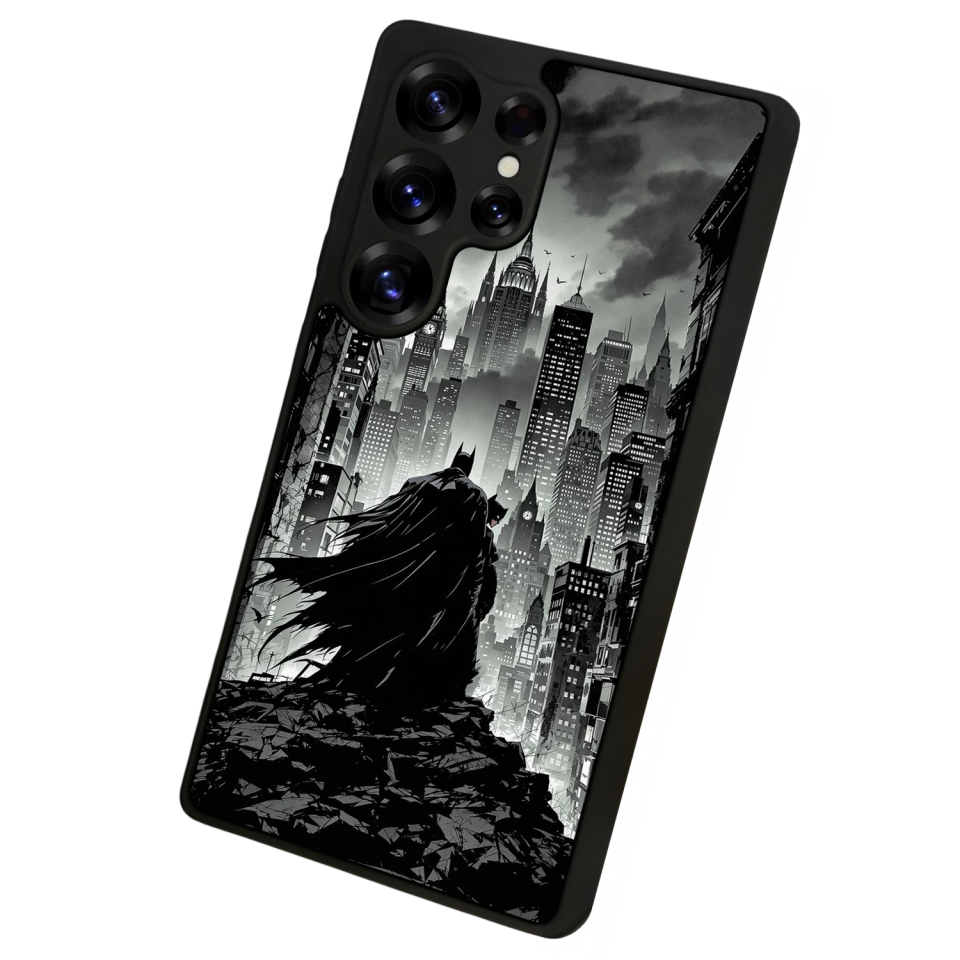 Samsung Galaxy S25 Ultra Uyumlu Batman Tasarımlı Glossy Premium Kılıf