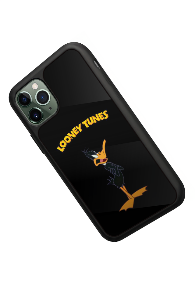 iPhone 11 Pro Uyumlu Daffy duck Tasarımlı Glossy Premium Kılıf