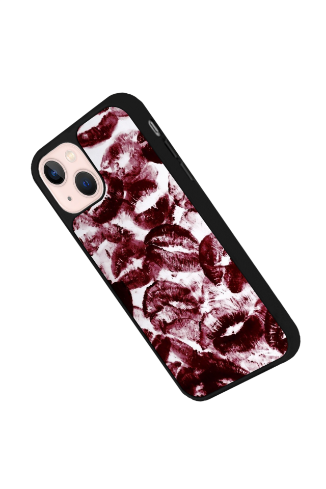 iPhone 13/14 Uyumlu Dudak Tasarımlı Glossy Premium Kılıf