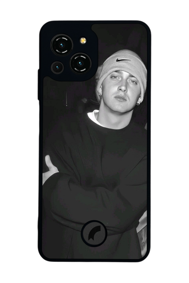 Reeder S23 Pro Max Uyumlu Eminem Tasarımlı Glossy Premium Kılıf