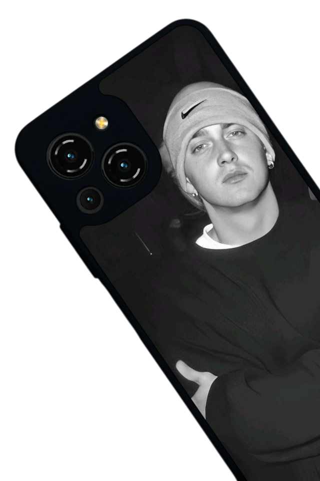 Reeder S23 Pro Max Uyumlu Eminem Tasarımlı Glossy Premium Kılıf