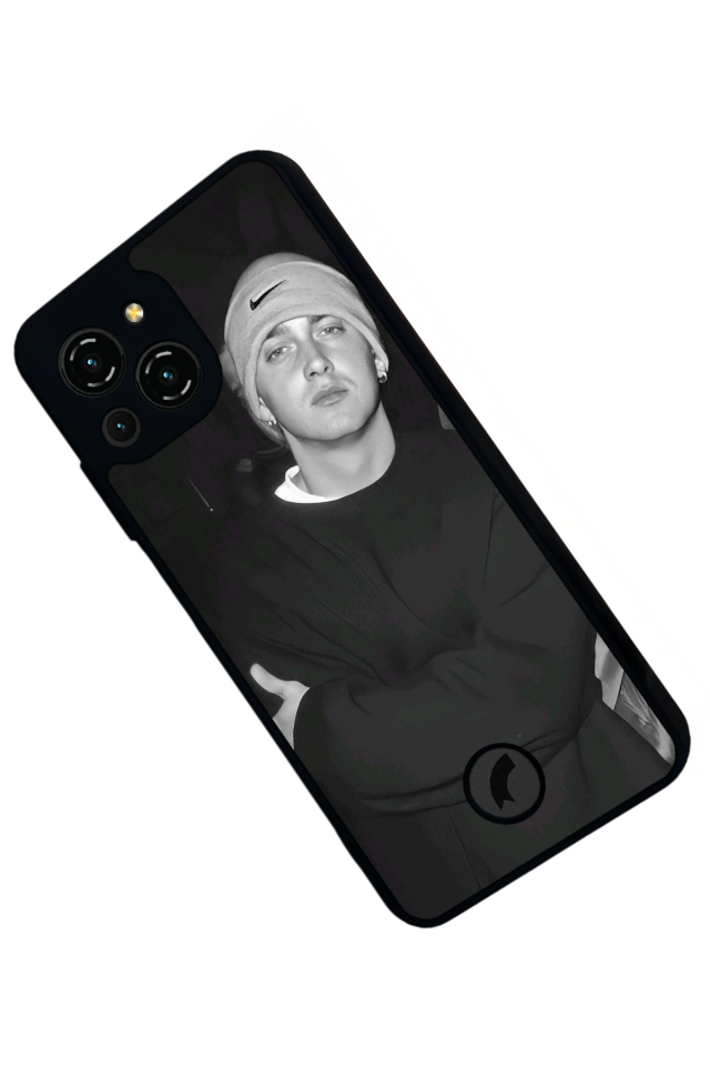 Reeder S23 Pro Max Uyumlu Eminem Tasarımlı Glossy Premium Kılıf