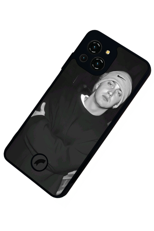 Reeder S23 Pro Max Uyumlu Eminem Tasarımlı Glossy Premium Kılıf