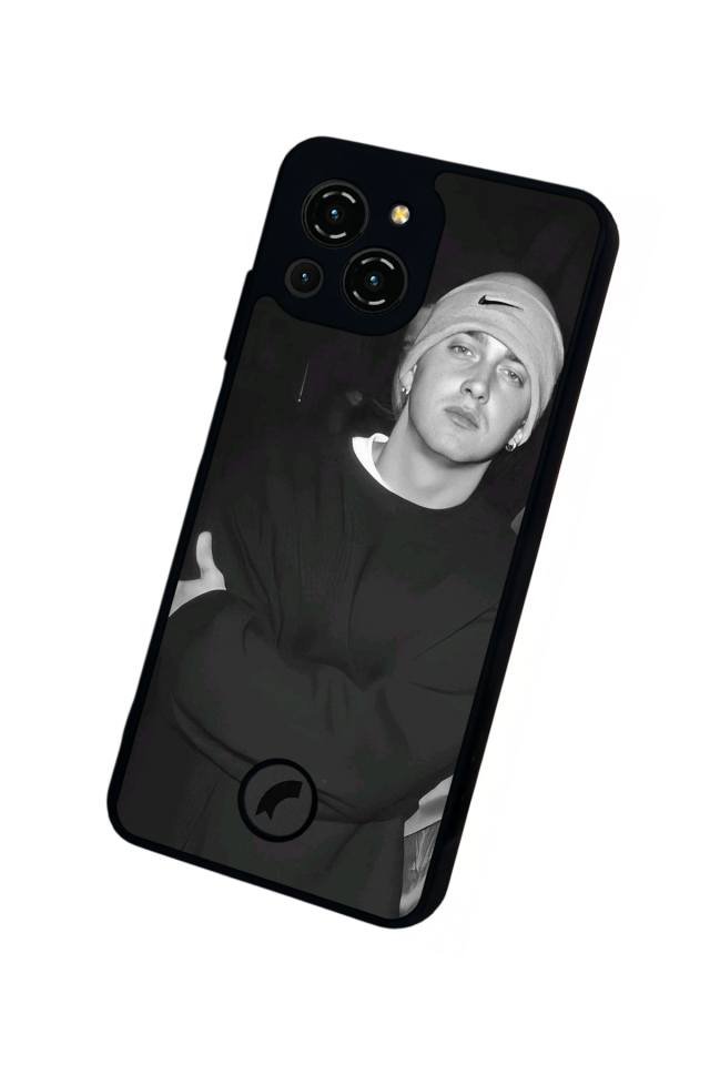 Reeder S23 Pro Max Uyumlu Eminem Tasarımlı Glossy Premium Kılıf