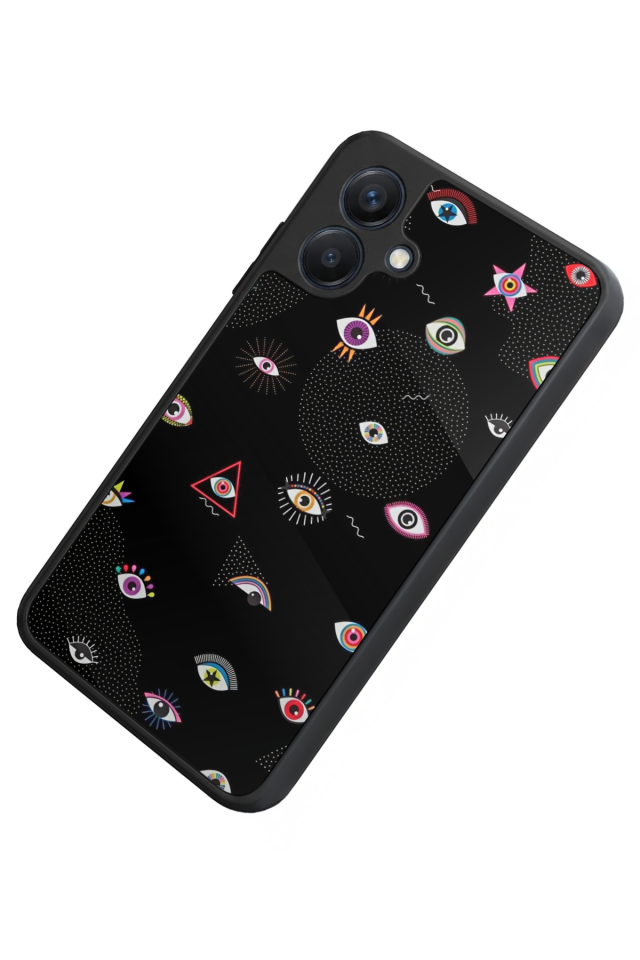 Samsung Galaxy A07 Uyumlu Göz Tasarımlı Glossy Premium Kılıf