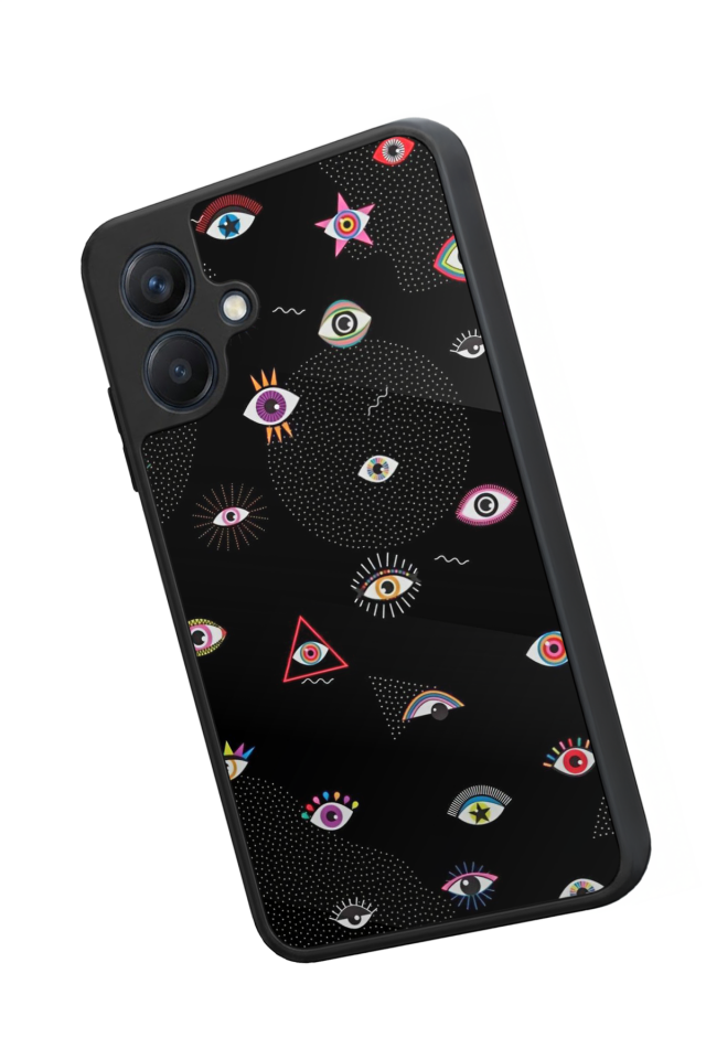 Samsung Galaxy A07 Uyumlu Göz Tasarımlı Glossy Premium Kılıf