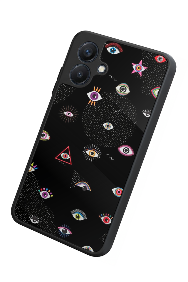 Samsung Galaxy A07 Uyumlu Göz Tasarımlı Glossy Premium Kılıf