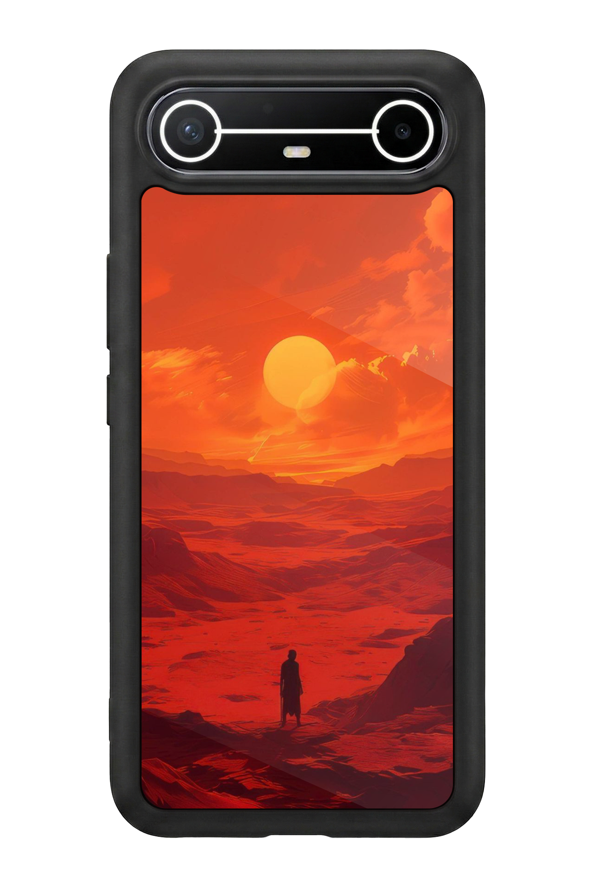 Tecno Spark Slim 5G Uyumlu Güneş Tasarımlı Glossy Premium Kılıf