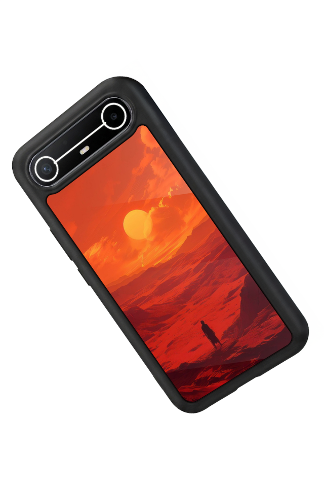 Tecno Spark Slim 5G Uyumlu Güneş Tasarımlı Glossy Premium Kılıf