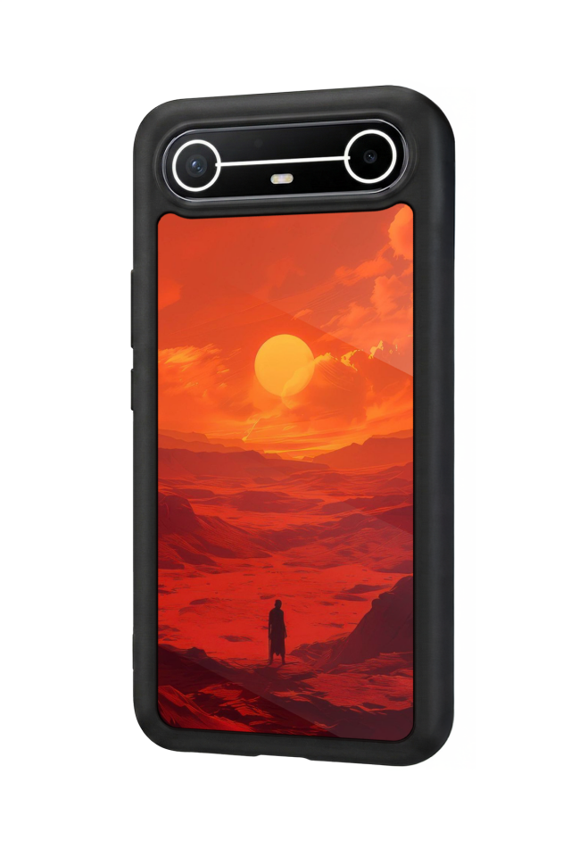 Tecno Spark Slim 5G Uyumlu Güneş Tasarımlı Glossy Premium Kılıf