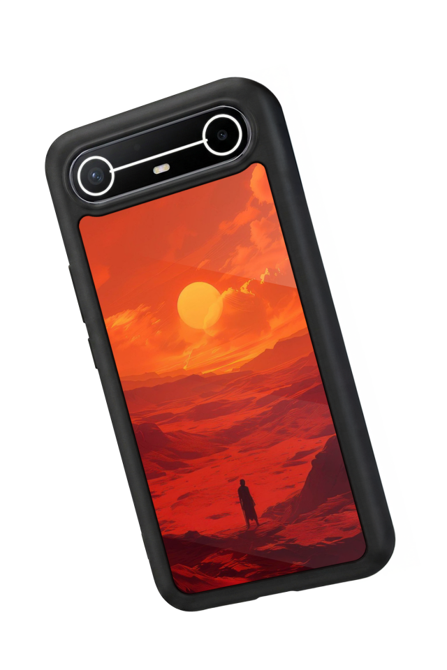 Tecno Spark Slim 5G Uyumlu Güneş Tasarımlı Glossy Premium Kılıf