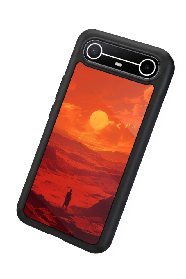 Tecno Spark Slim 5G Uyumlu Güneş Tasarımlı Glossy Premium Kılıf