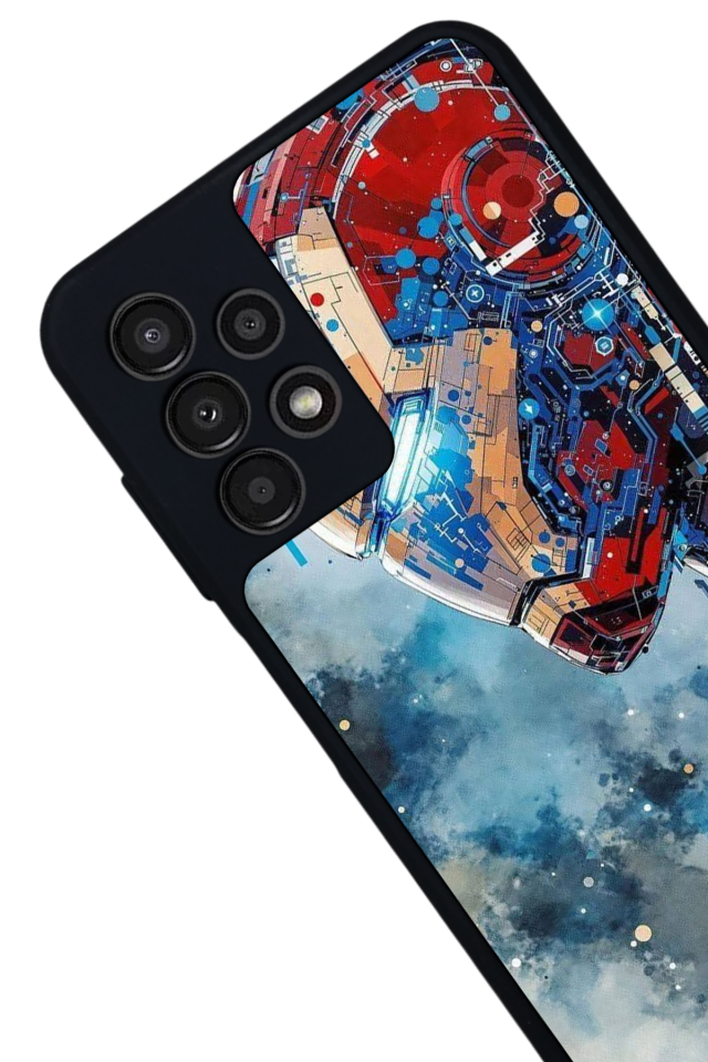 Samsung Galaxy A23 Uyumlu Iron Man ( Demir Adam ) Tasarımlı Glossy Premium Kılıf