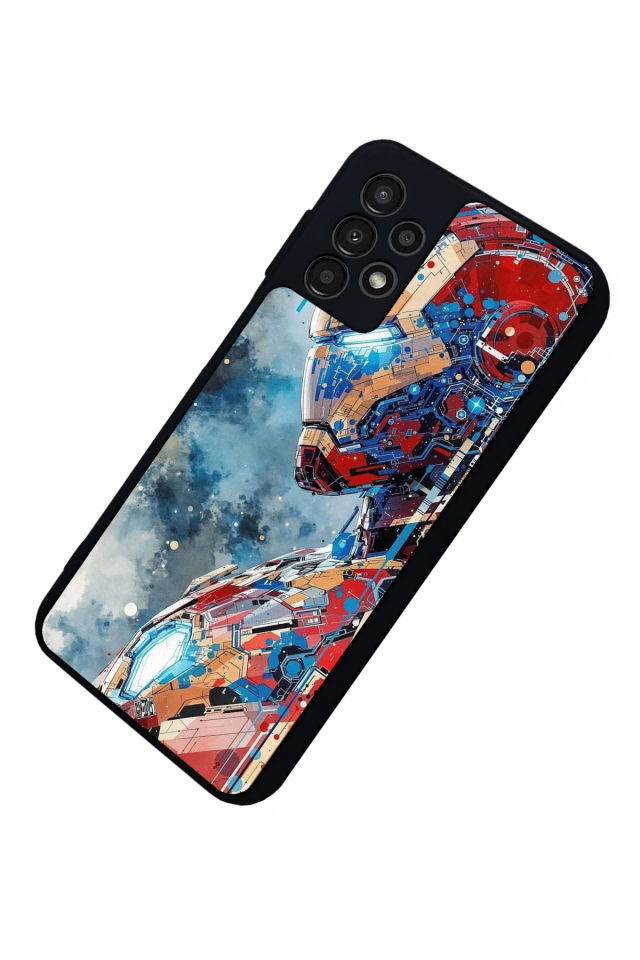 Samsung Galaxy A23 Uyumlu Iron Man ( Demir Adam ) Tasarımlı Glossy Premium Kılıf