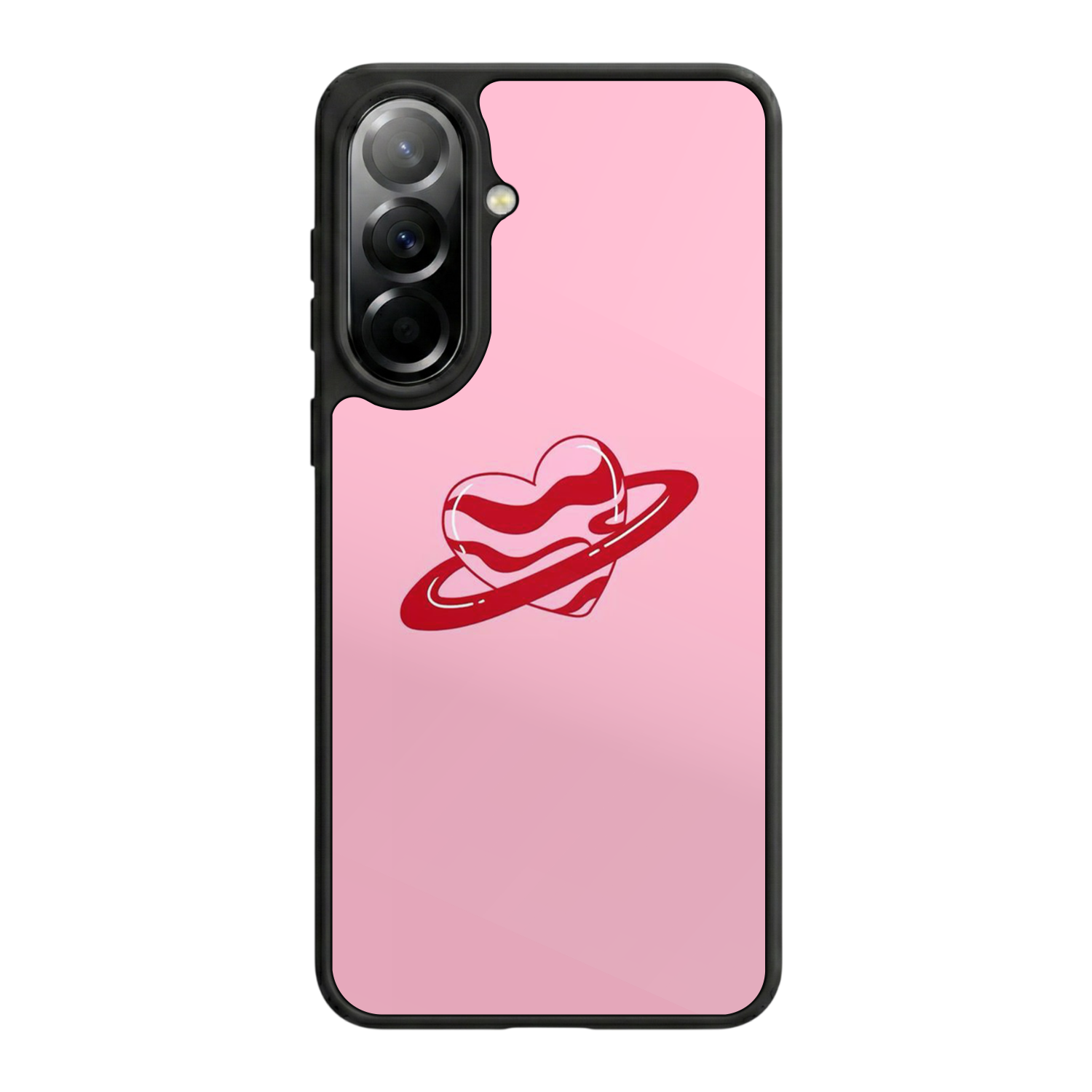 Samsung Galaxy A37 Uyumlu Kalp Love Tasarımlı Glossy Premium Kılıf