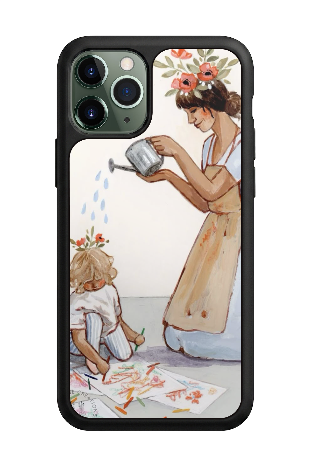 iPhone 11 Pro Max Uyumlu Kalp Love Tasarımlı Glossy Premium Kılıf