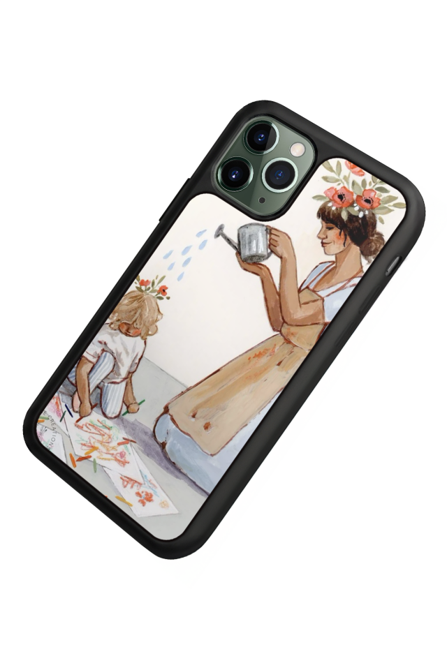 iPhone 11 Pro Max Uyumlu Kalp Love Tasarımlı Glossy Premium Kılıf
