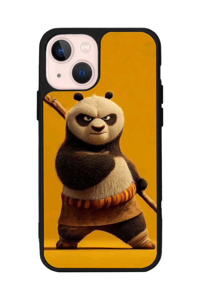 iPhone 14 Plus Uyumlu Kung Fu Panda Tasarımlı Glossy Premium Kılıf