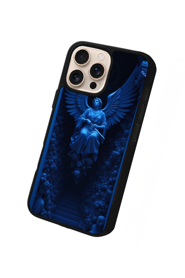 iPhone 16 Pro Max Uyumlu Melek Tasarımlı Glossy Premium Kılıf