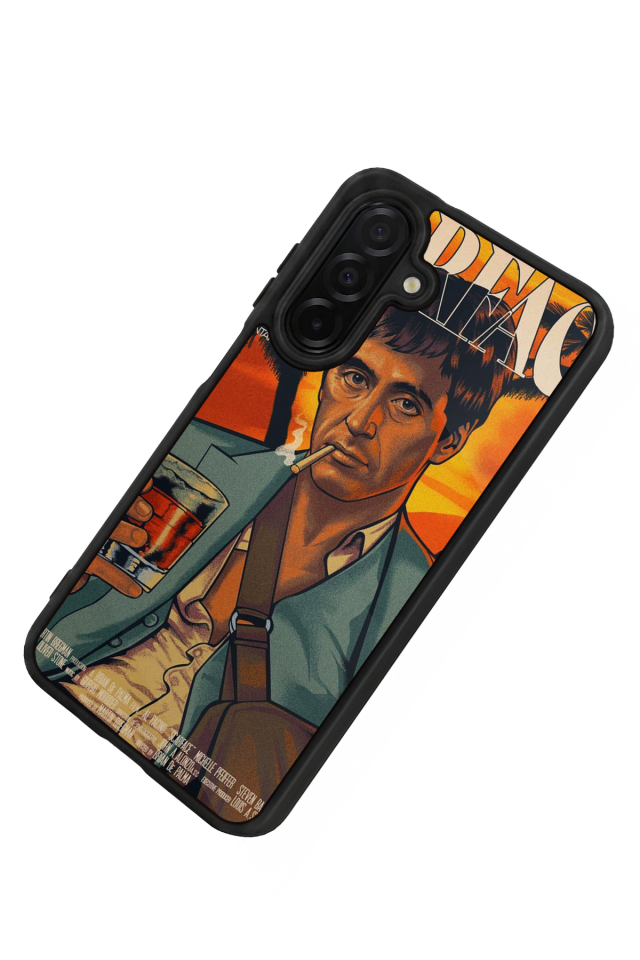 Samsung Galaxy A56 Uyumlu Scarface Tasarımlı Glossy Premium Kılıf