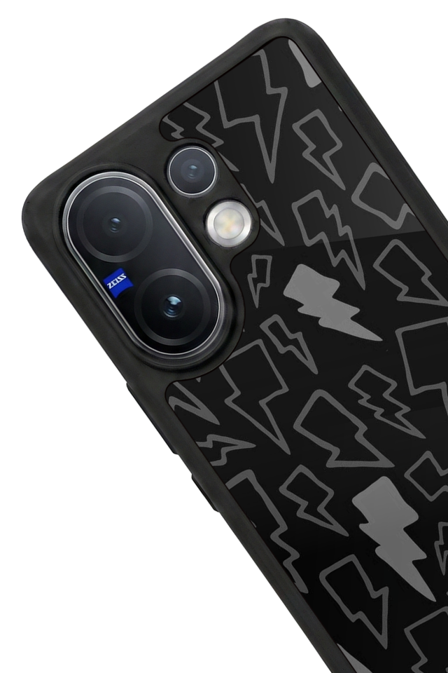Vivo V60 Uyumlu Simsek Tasarımlı Glossy Premium Kılıf