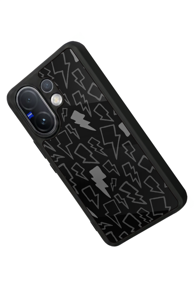 Vivo V60 Uyumlu Simsek Tasarımlı Glossy Premium Kılıf