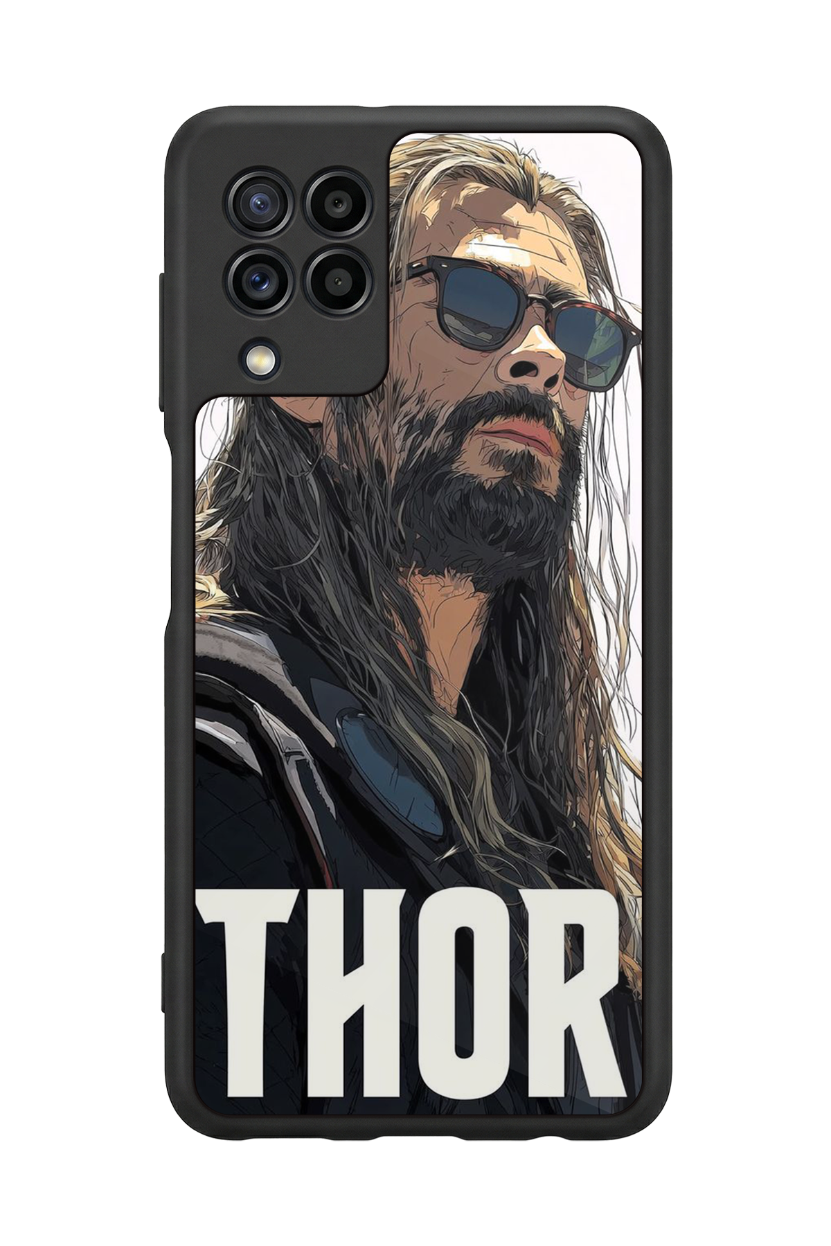 Samsung Galaxy M32 Uyumlu Thor Tasarımlı Glossy Premium Kılıf