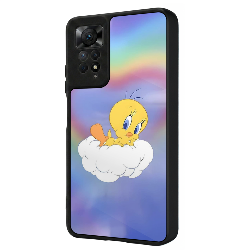 Xiaomi Redmi Note 11 Pro Uyumlu Tweety Tasarımlı Glossy Premium Kılıf