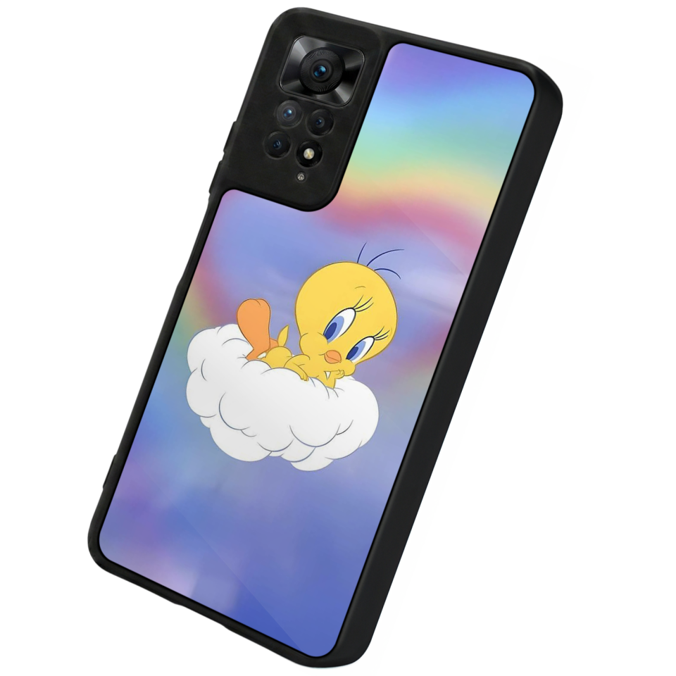 Xiaomi Redmi Note 11 Pro Uyumlu Tweety Tasarımlı Glossy Premium Kılıf
