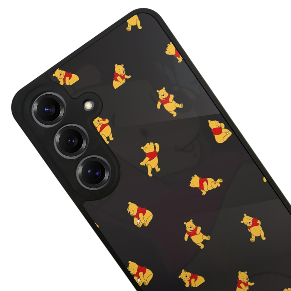Samsung Galaxy S25 Uyumlu Winnie Tasarımlı Glossy Premium Kılıf