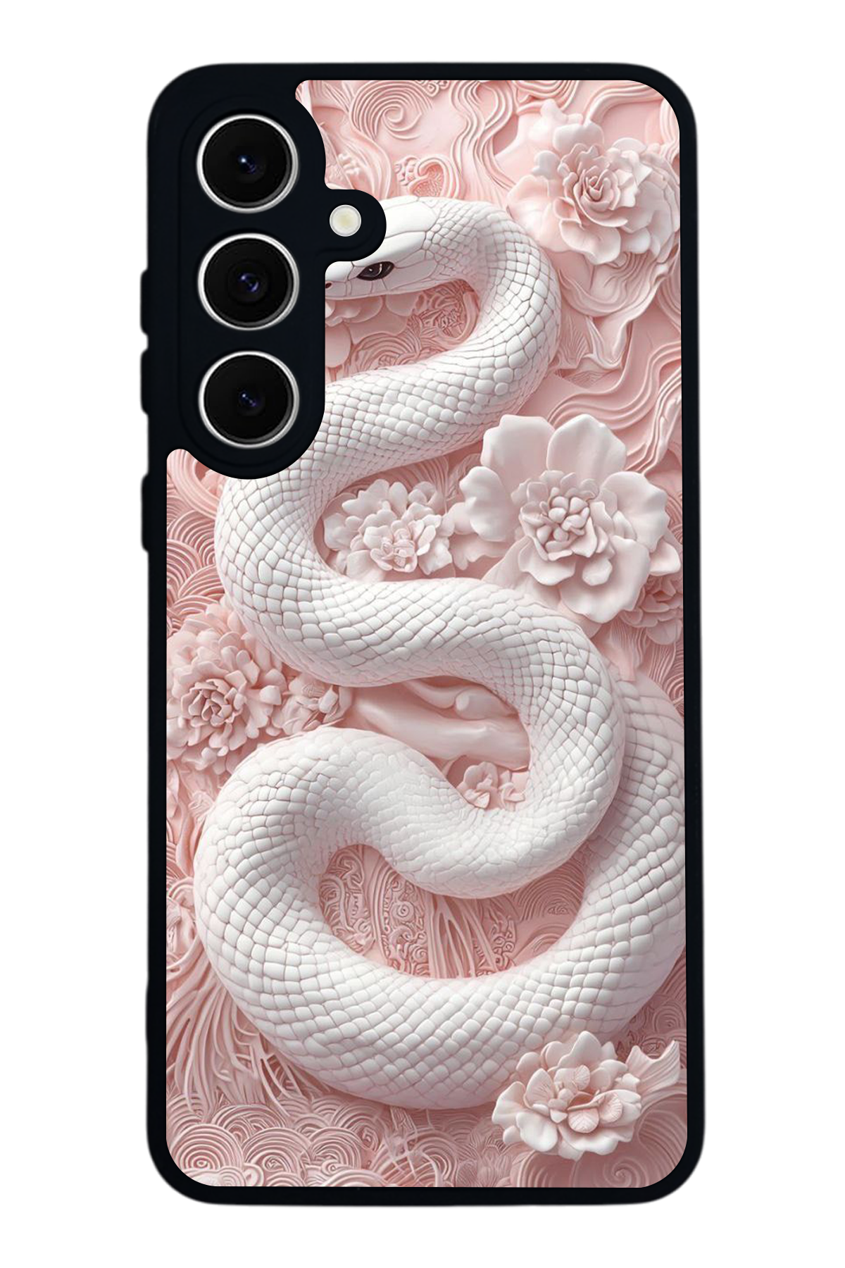 Samsung Galaxy A16 Uyumlu Yılan Tasarımlı Glossy Premium Kılıf