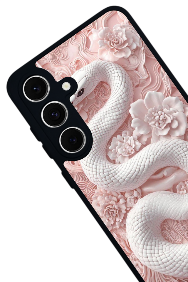 Samsung Galaxy A16 Uyumlu Yılan Tasarımlı Glossy Premium Kılıf